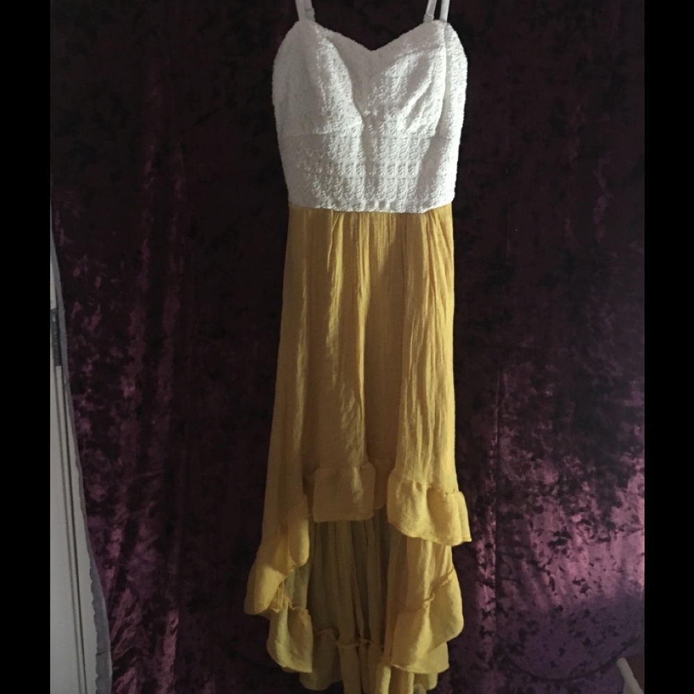 Long spaghetti strap dress